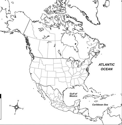 MAP Map Of Us And Canada